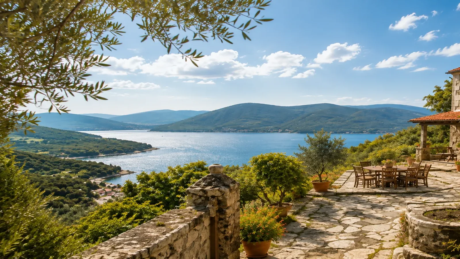 Bay of Kotor view